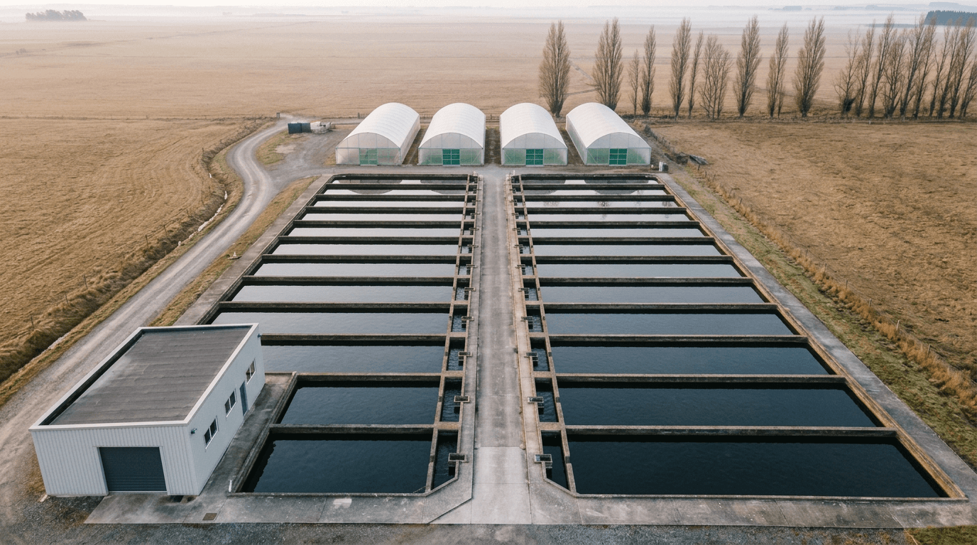 The farm from the air
